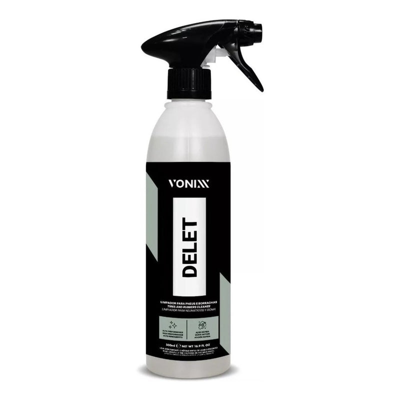 Delet Limpador Para Pneus E Borrachas 500ml Vonixx