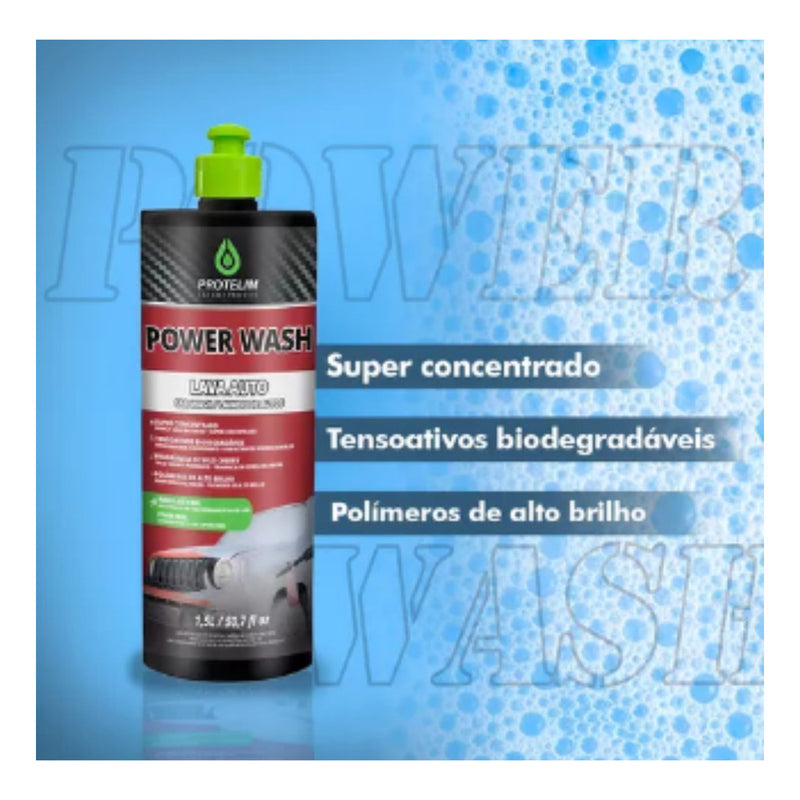 Shampoo Automotivo Power Wash 500ml Protelim