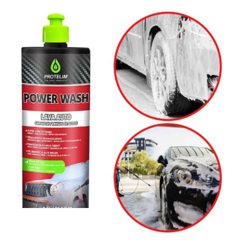 Shampoo Automotivo Power Wash 500ml Protelim