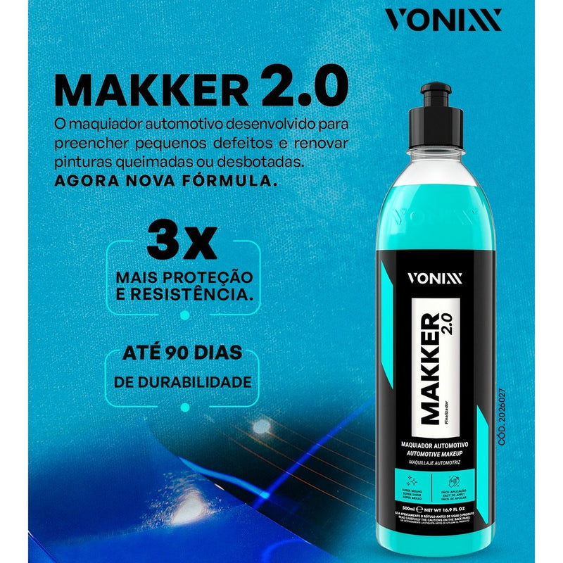 Makker Maquiador Automotivo Renova Pintura Defeitos Vonixx