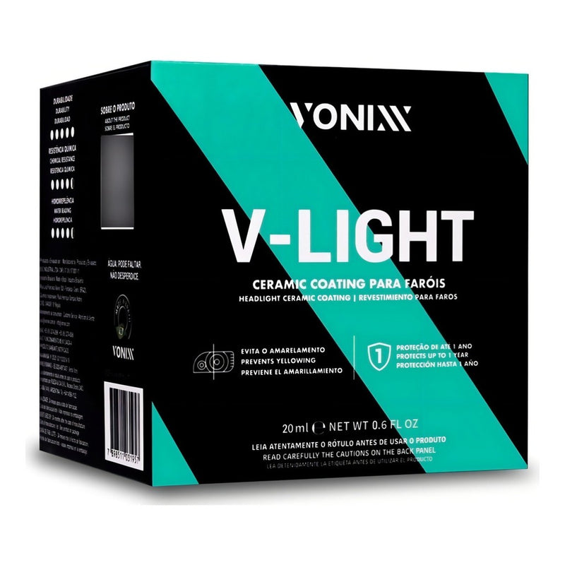 Vitrificador Para Faróis V-light 20ml Vonixx Revestimento