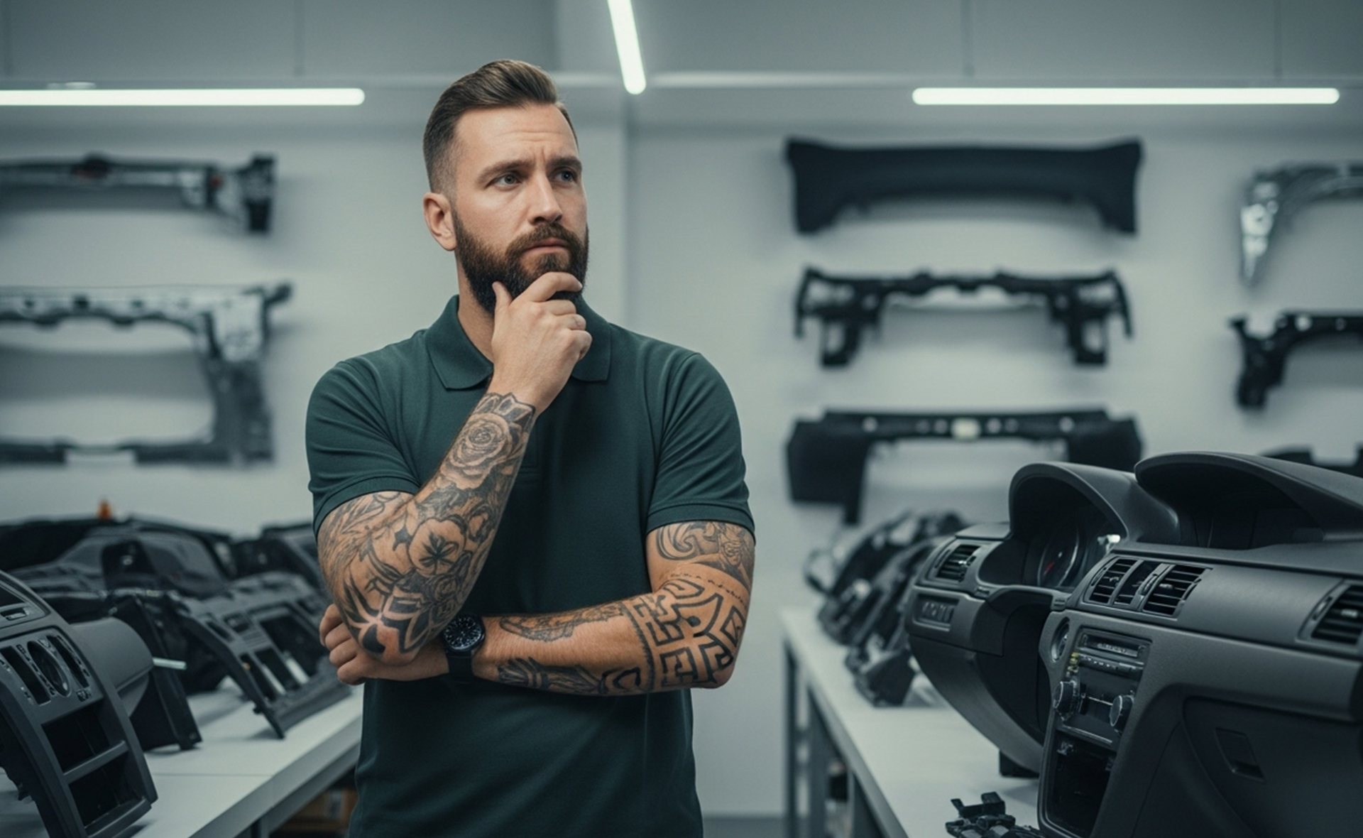 molduras automotivas no painel do carro – Clauplast