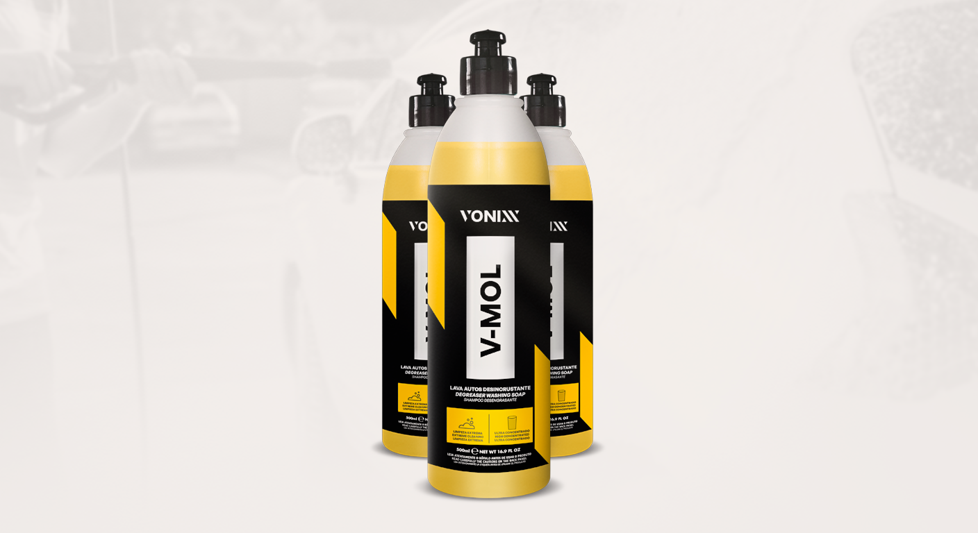 Produto Vonixx de limpeza automotiva para remoção de sujeira pesada