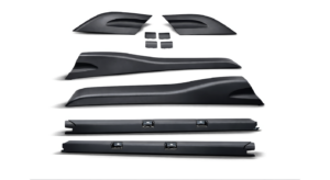 kit de moldura de acabamento para rack Tucson